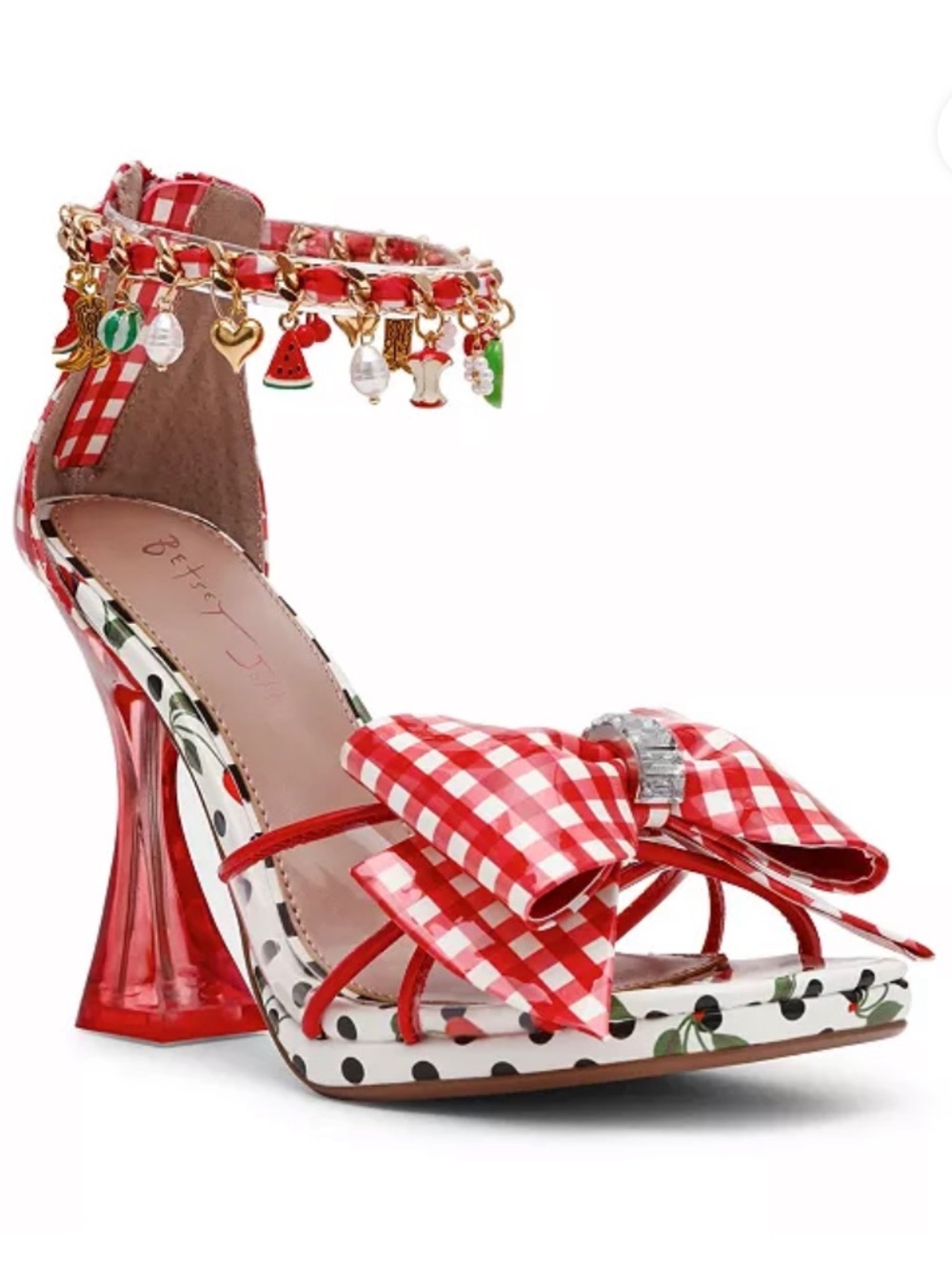 Betsey Johnson Margret Ankle Charms Sandals